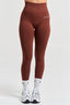 Rust Scrunch Seamless Tights